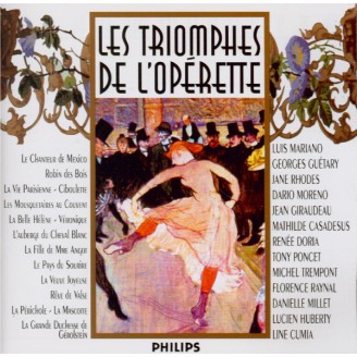 Les triomphes de l'opérette (16 titres)